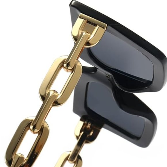Vintage oversized square sunglasses main image 4